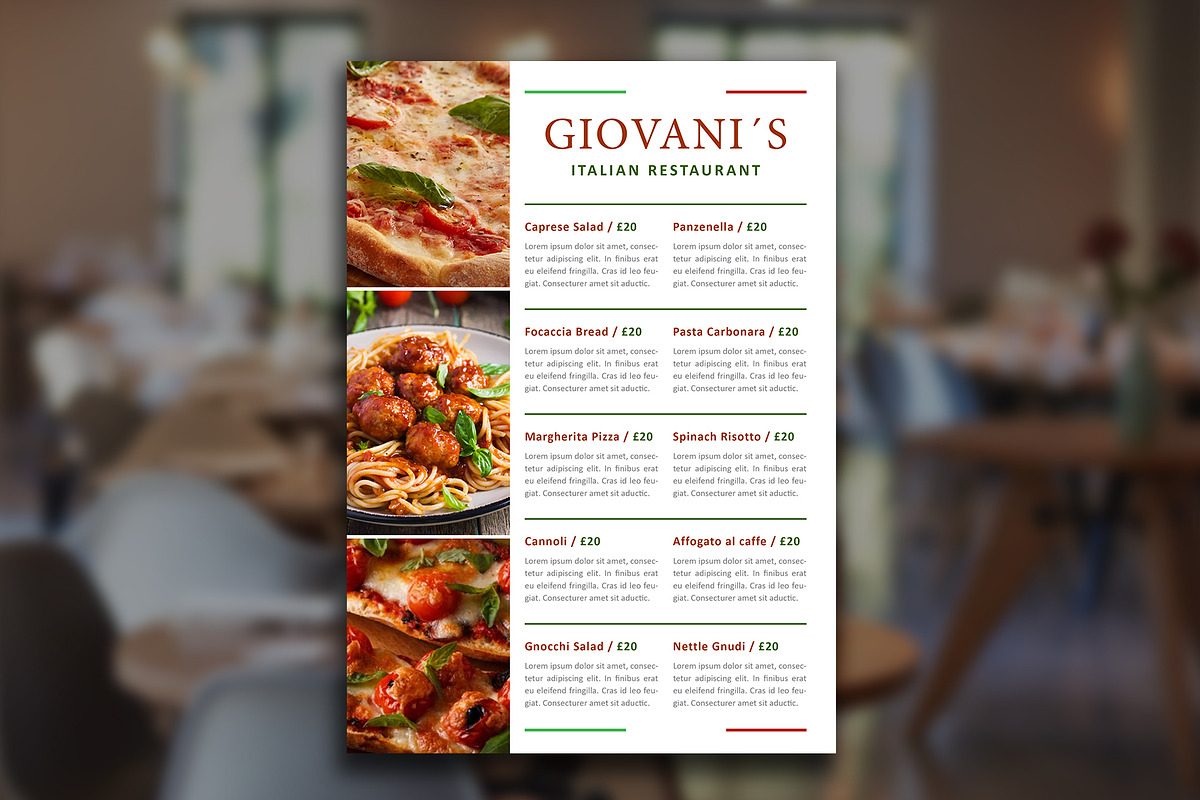 Elegant Menu Bundle (10 Templates), a Templates & Theme by Carlos Fernando (Photo 6 of 10)