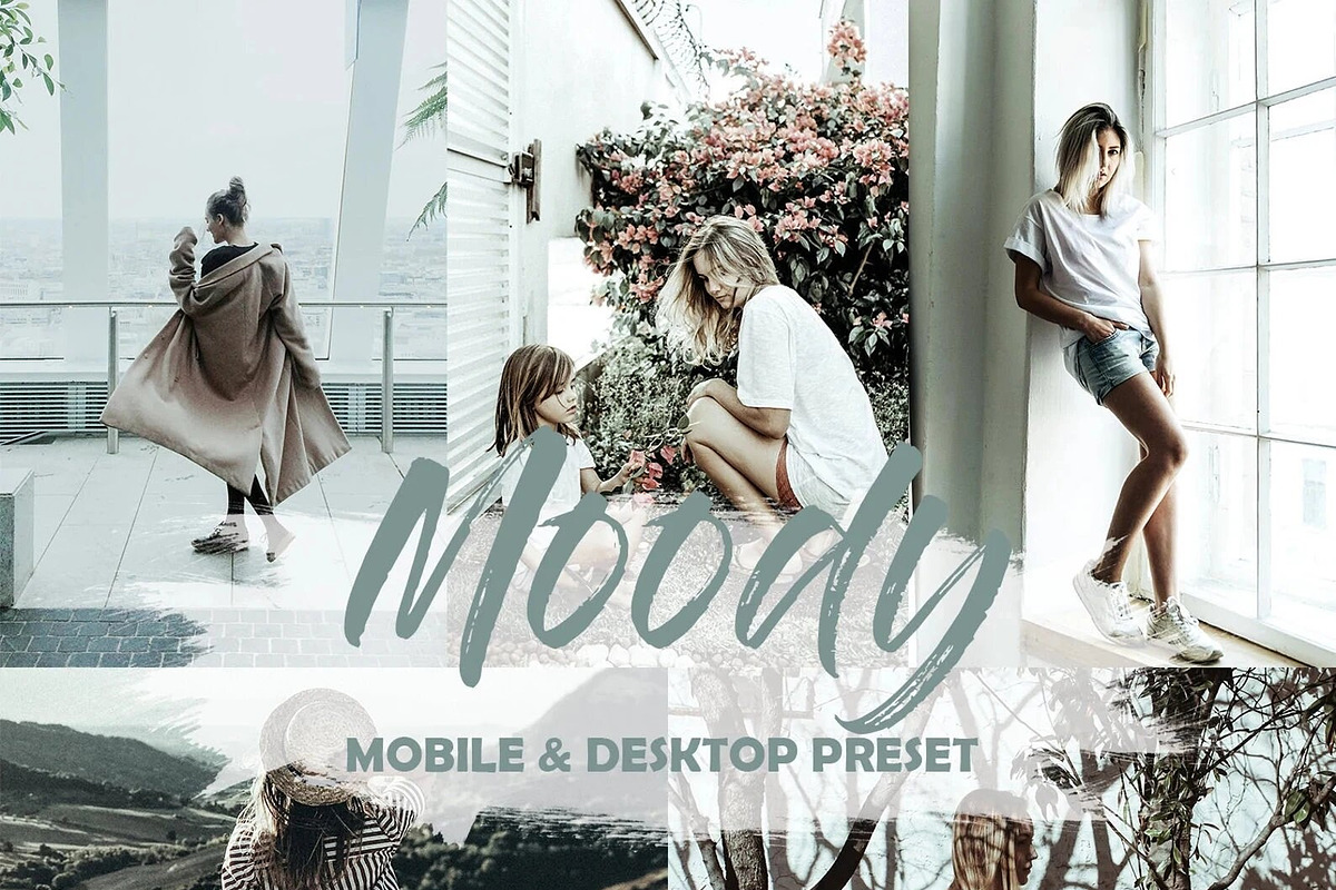 10 Moody Mobile Lightroom Presets, a Preset Add-On by LucaTheme (Photo 1 of 9)