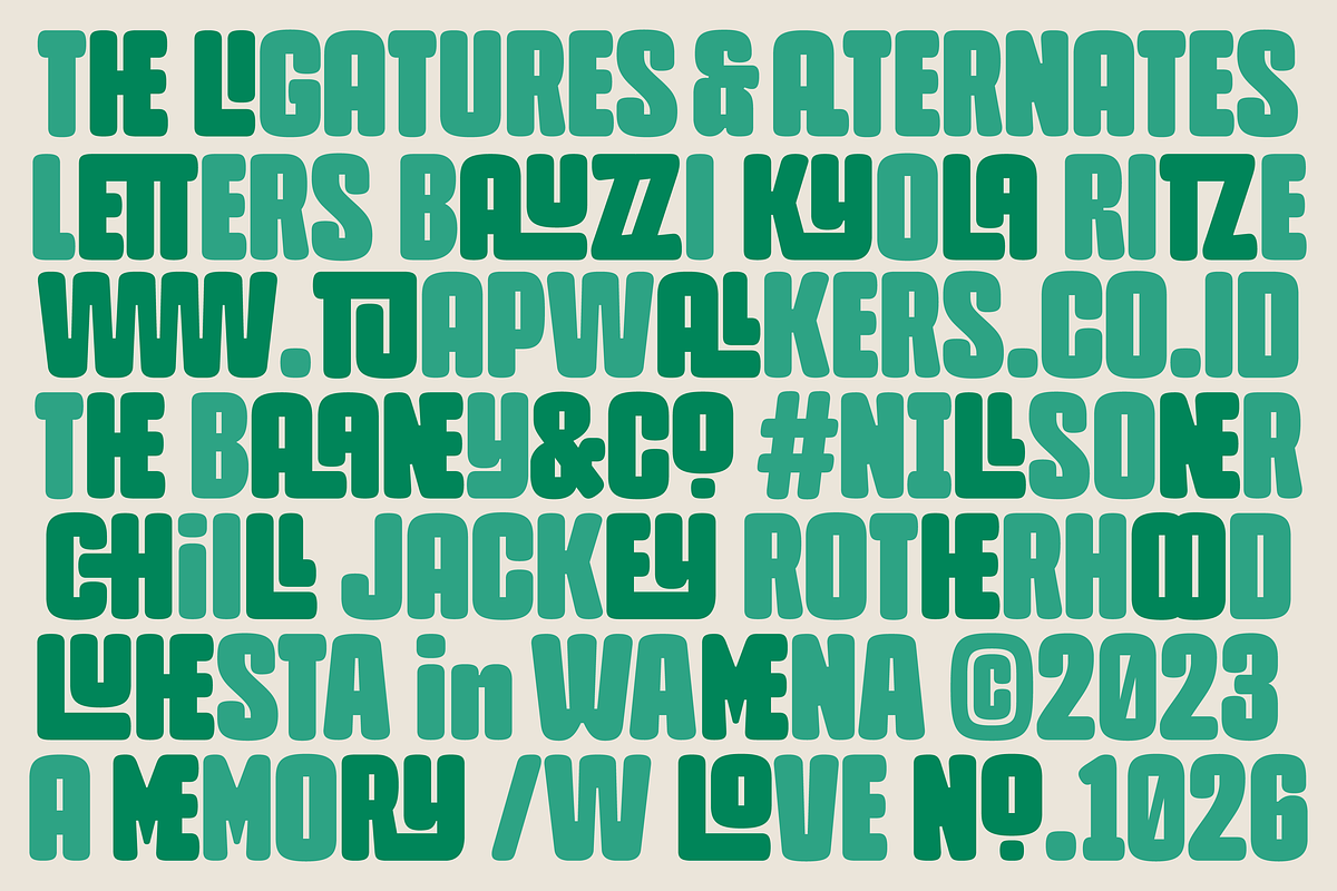 SG - LARCHETT, a Sans Serif Font by Studio Gulden (Photo 11 of 12)