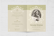 Elegant Funeral Program Template, a Flyer Template by BrandPacks (Thumbnail 2 of 5)