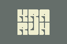 Kraruh - Bold Modular Typeface