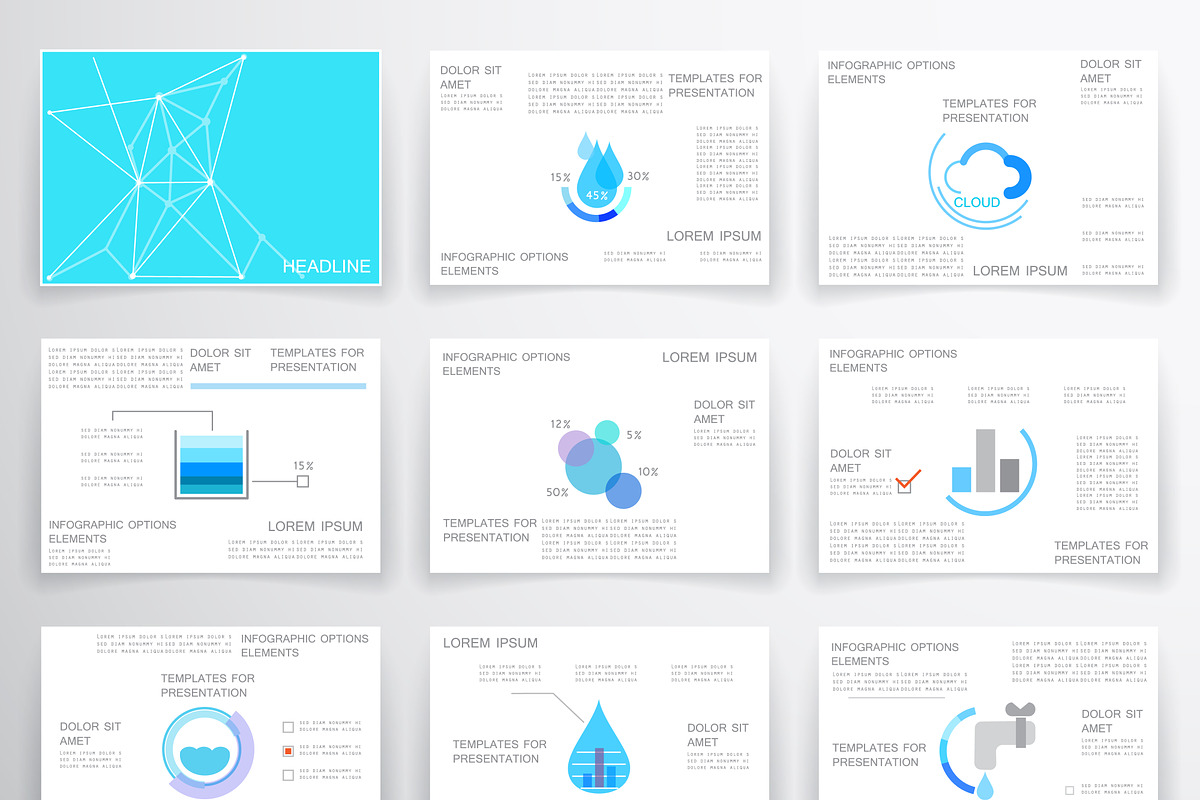 Infographic brochure elements, a Work Illustration by Mechik (Photo 6 of 10)