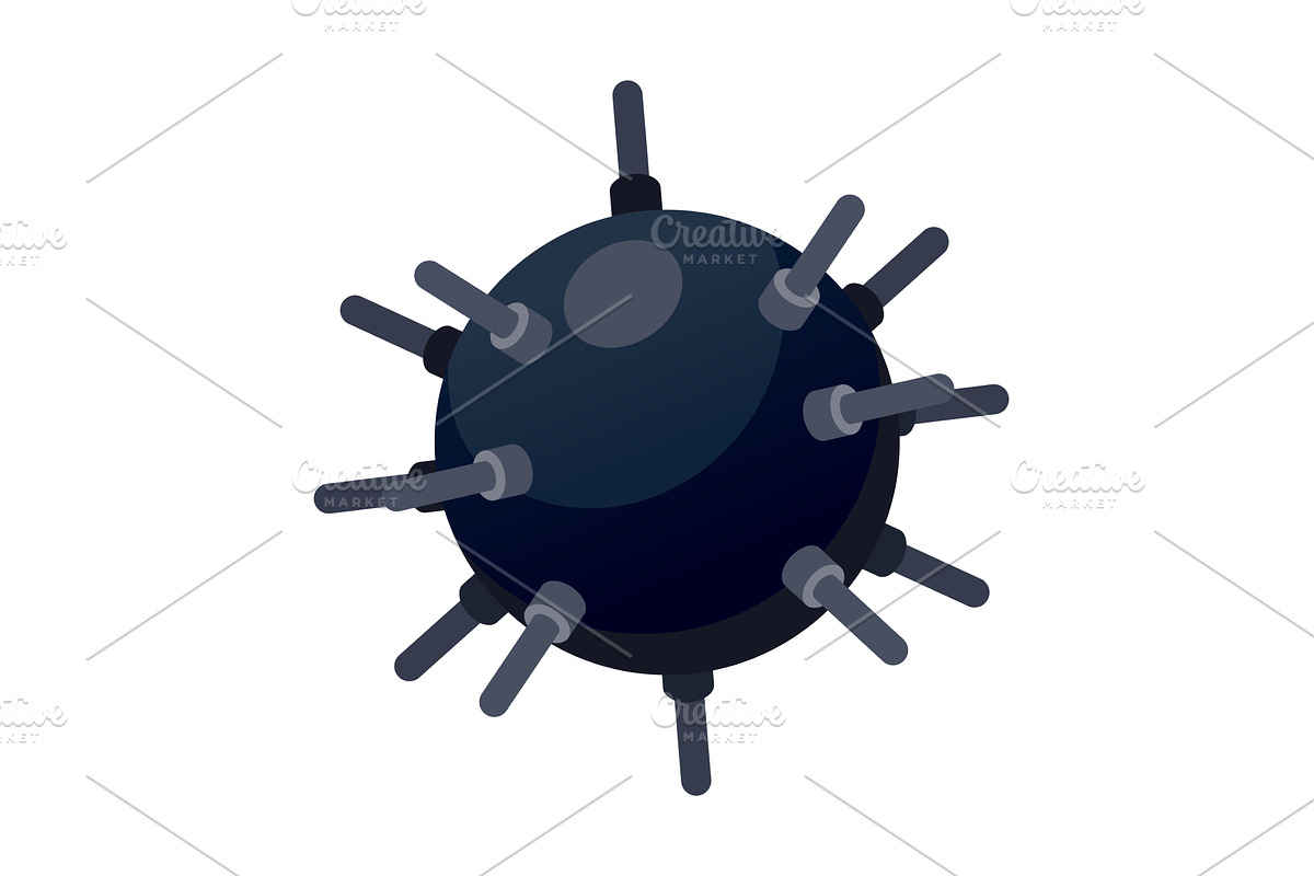 Offshore metallic buoyant, an Illustration by Things for designers