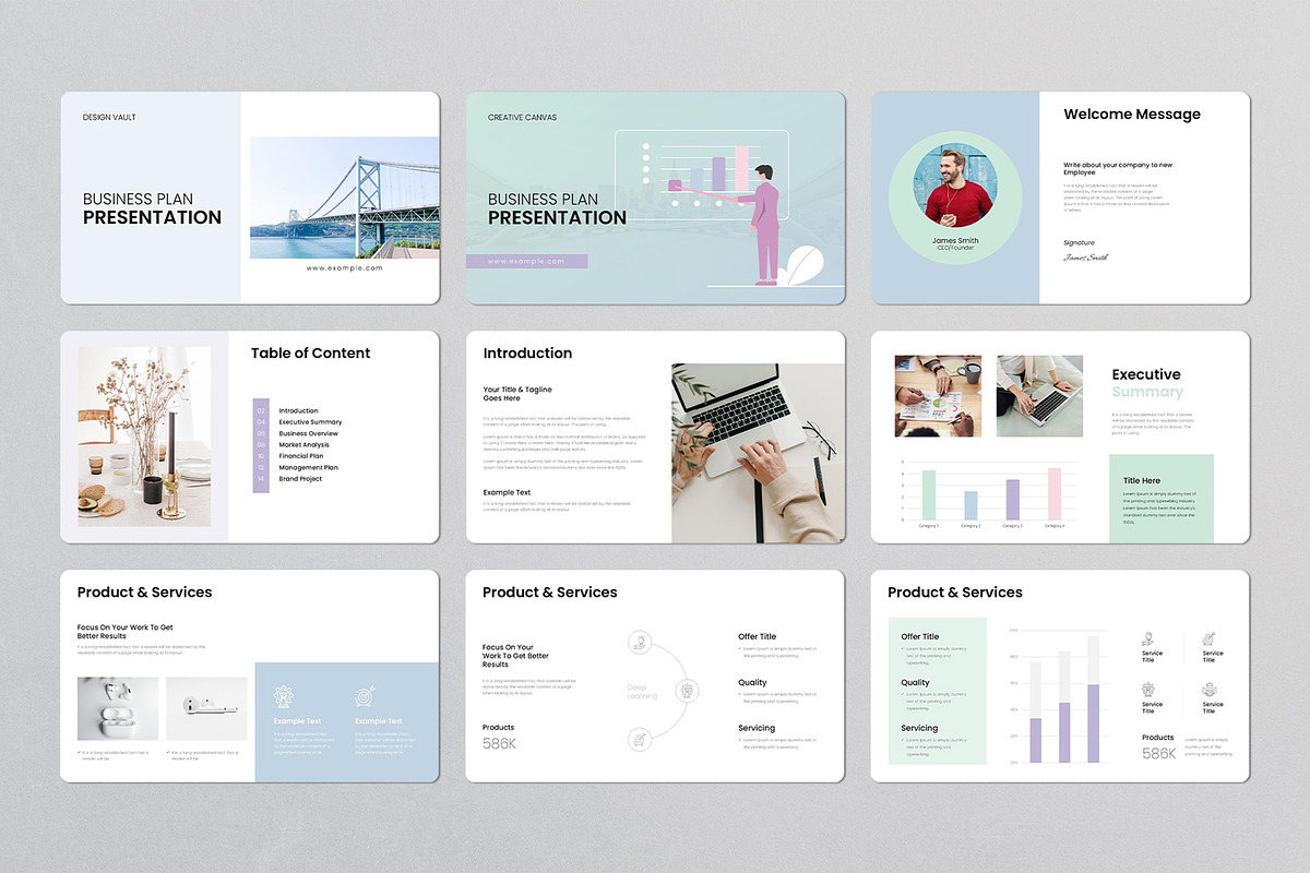 Business Plan Keynote Template, a Presentation Template by Design Vault (Photo 2 of 13)