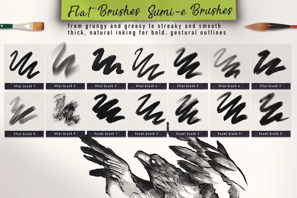 Inking Pen Brush Pack, a Brush Add-On by ZiziMarket (Photo 4 of 6)