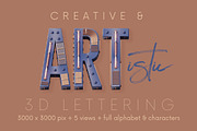 Condensed Future - 3D Lettering, a Graphic by MIIM (Thumbnail 4 of 8)