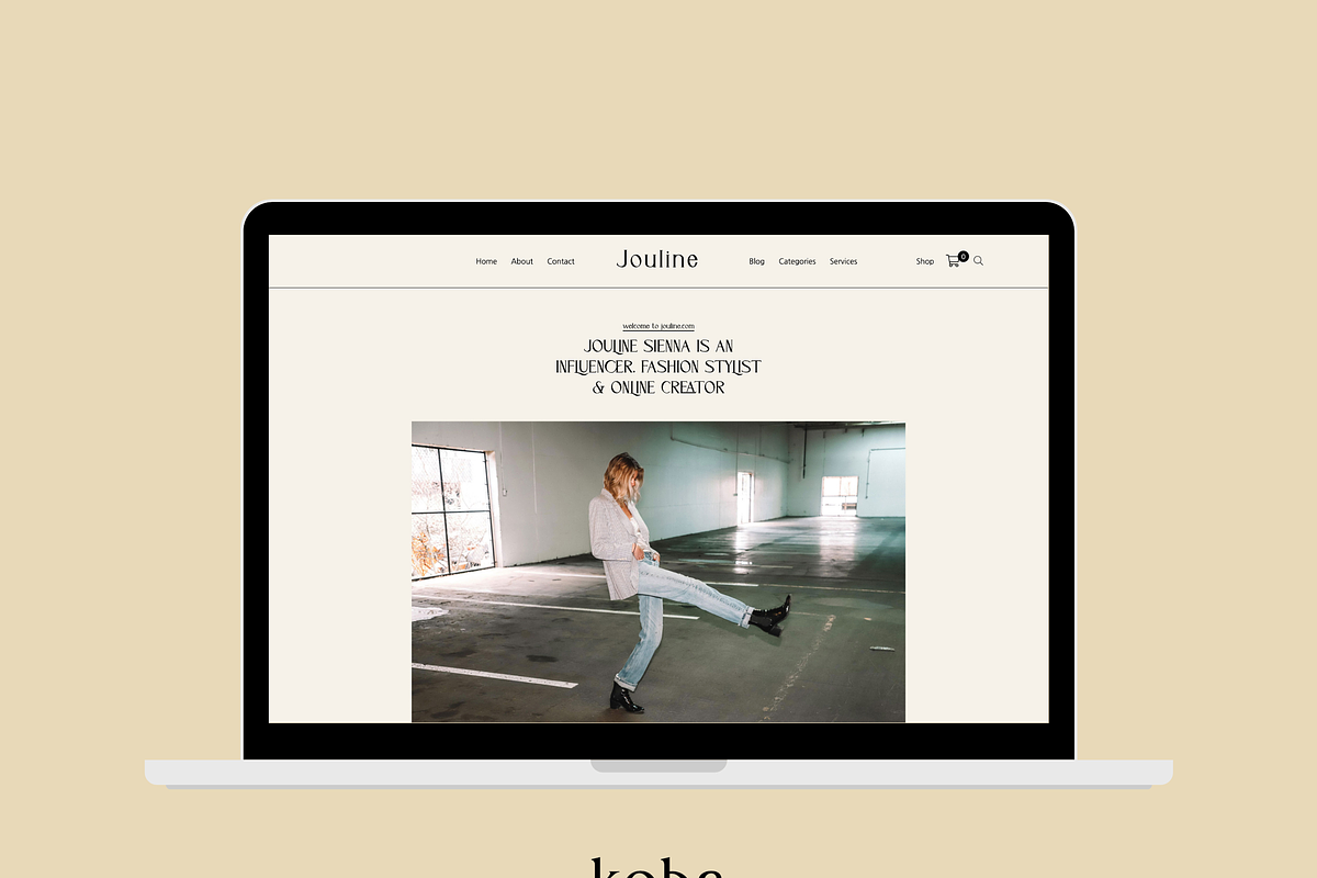Fashion Blog WordPress Theme Jouline, a WordPress Template by KOBA themes (Photo 4 of 6)