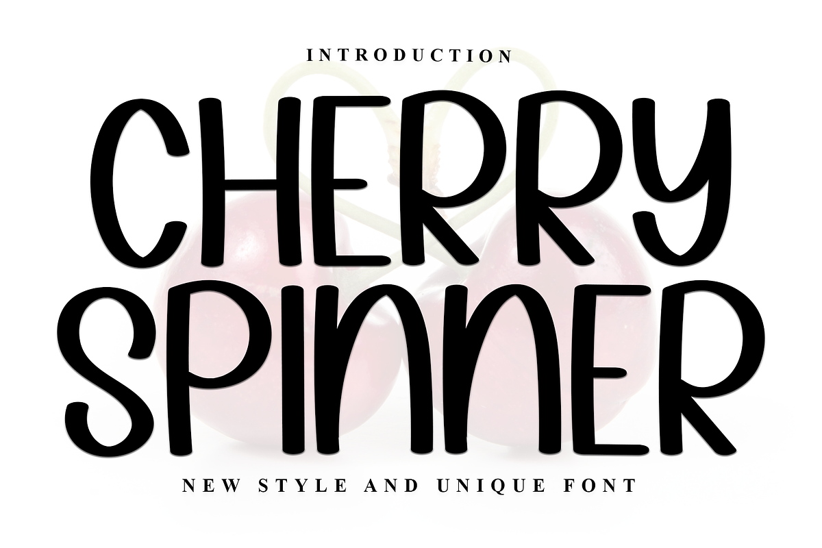 Cherry Spinner, a Serif Font by InermediaSTUDIO (Photo 1 of 7)