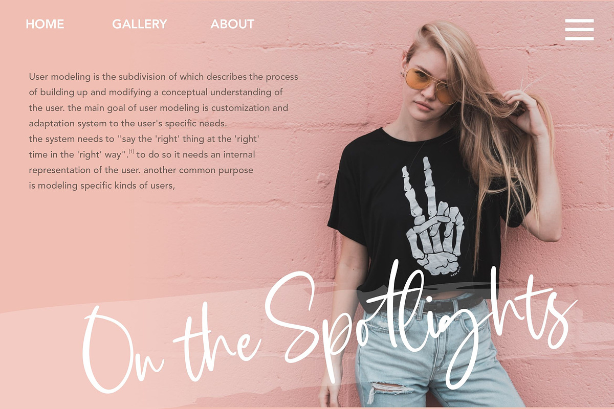Goldie Blanket - Modern Calligraphy, a Script Font by Letterative Studio (Photo 4 of 7)