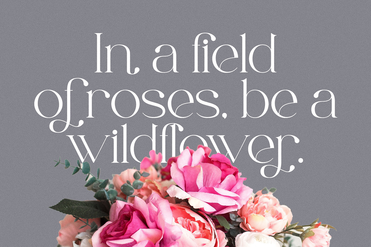 Jesslyn - Stylish Serif Font, a Serif Font by Aqeel_Art (Photo 7 of 10)
