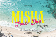 ARK Misha - Handwritten Font Duo, a Script Font by Arkara (Thumbnail 1 of 11)
