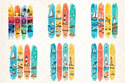 Summer Brushstroke Clipart, an Illustration by DreamCafeArt (Thumbnail 4 of 8)