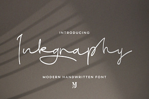 Inkgraphy Handwritten Script Font