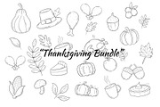Thanksgiving Hand Draw Illustration, an Illustration by lanterby Illustration (Thumbnail 1 of 8)