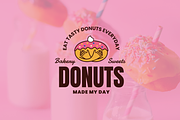 Donut Pastry Bakery Logo Template, a Branding & Logo Template by Headfonts (Thumbnail 3 of 3)