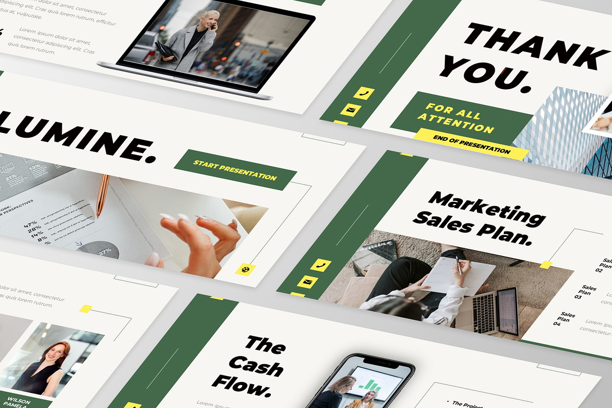 Lumine - Marketing Plan Google Slide, a Presentation Template by GraphauseProject (Photo 5 of 6)