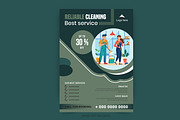 Cleaning Agency Flyer Design, a Flyer Template by hkmonir (Thumbnail 2 of 3)