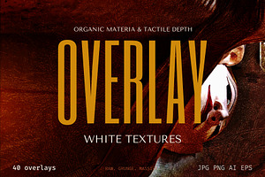 40 White Overlay Textures