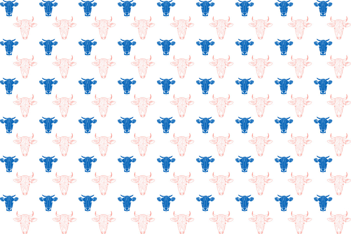 Vector Bovine Graphics, an Animal Illustration by Dorey Kronick Art&Design (Photo 12 of 19)