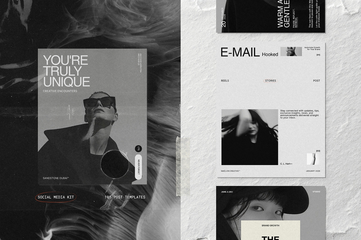 ELVO | Social Media Kit Bundle, a Social Media Template by Prapti Design (Photo 5 of 10)
