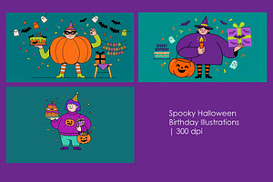 Spooky Halloween Birthday