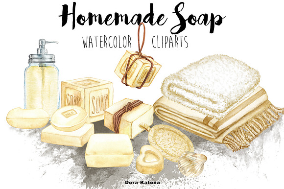 Homemade Soap Clipart preview 5