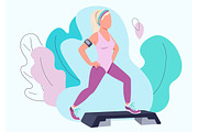 Working out people characters set, a Person Illustration by IMG visuals characters (Thumbnail 6 of 10)