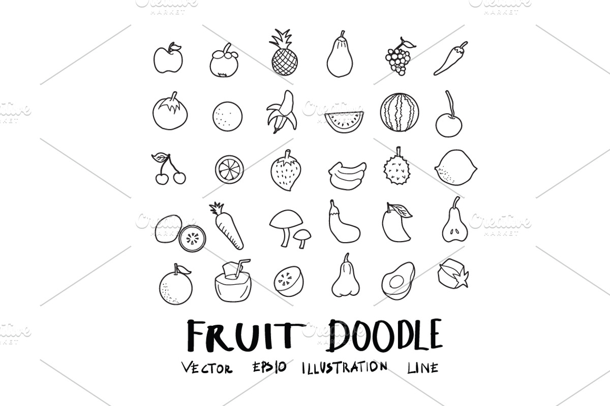871 Hand Draw doodle icons set, an Outline Icon by TKDoodle (Photo 7 of 19)
