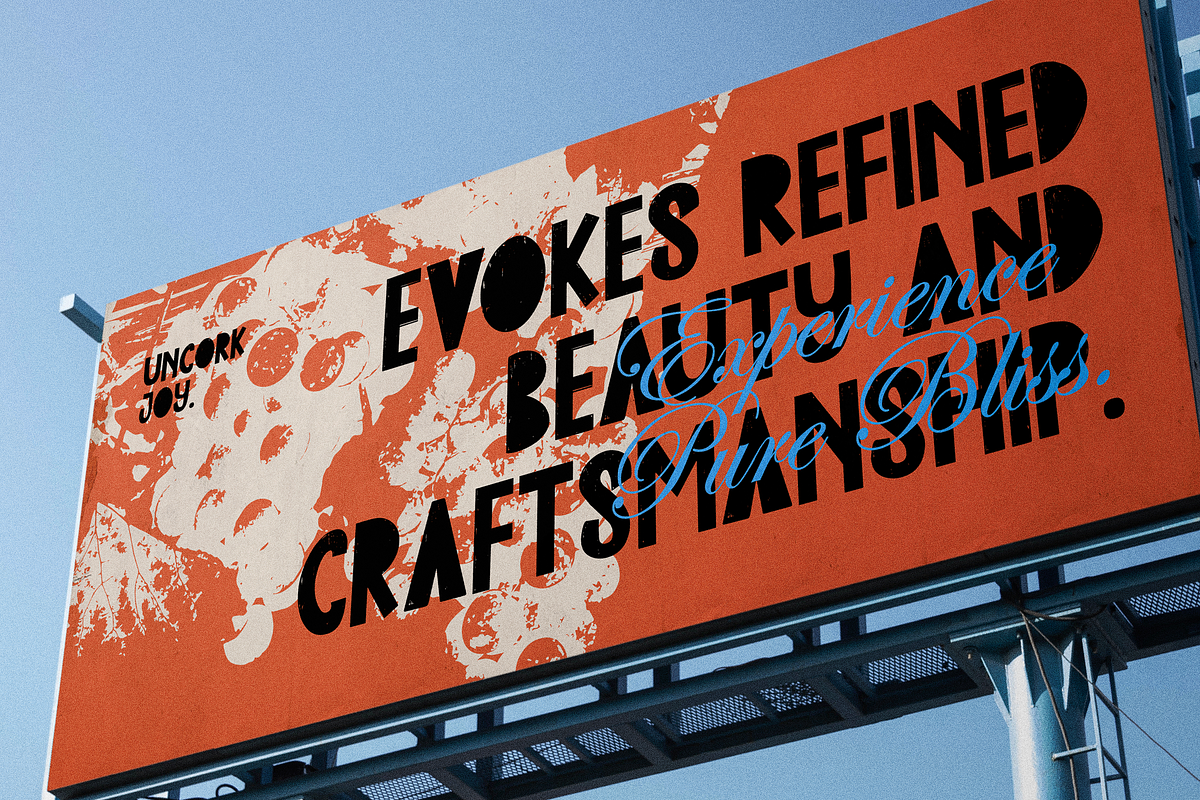 Edge Blocks - Textured Display, a Font by Indotype Foundry (Photo 3 of 10)