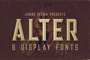 Alter - Vintage Style Font, a Serif Font by JumboDesign (Thumbnail 1 of 5)