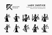 Lady Justice Icon Vector, an Icon by Akatype Studio (Thumbnail 1 of 3)