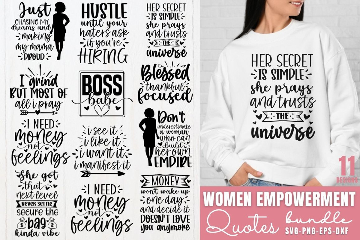 Strong Woman Svg Bundle, an Object Graphic by Design's Dark (Photo 1 of 12)
