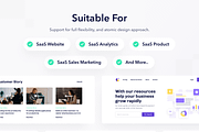 Growthly - SaaS Analytics Web UI Kit, an UI Kit Template by dhuhacreative (Thumbnail 3 of 8)
