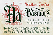 Basthor, a Blackletter Font by Burntilldead (Thumbnail 7 of 12)