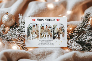 Family Christmas Photo Card, a Card Template by LucaTheme