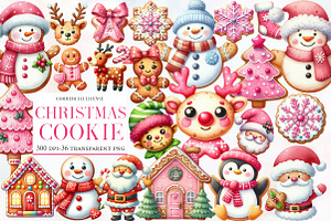Christmas Cookie Clipart, an Illustration by Designworld