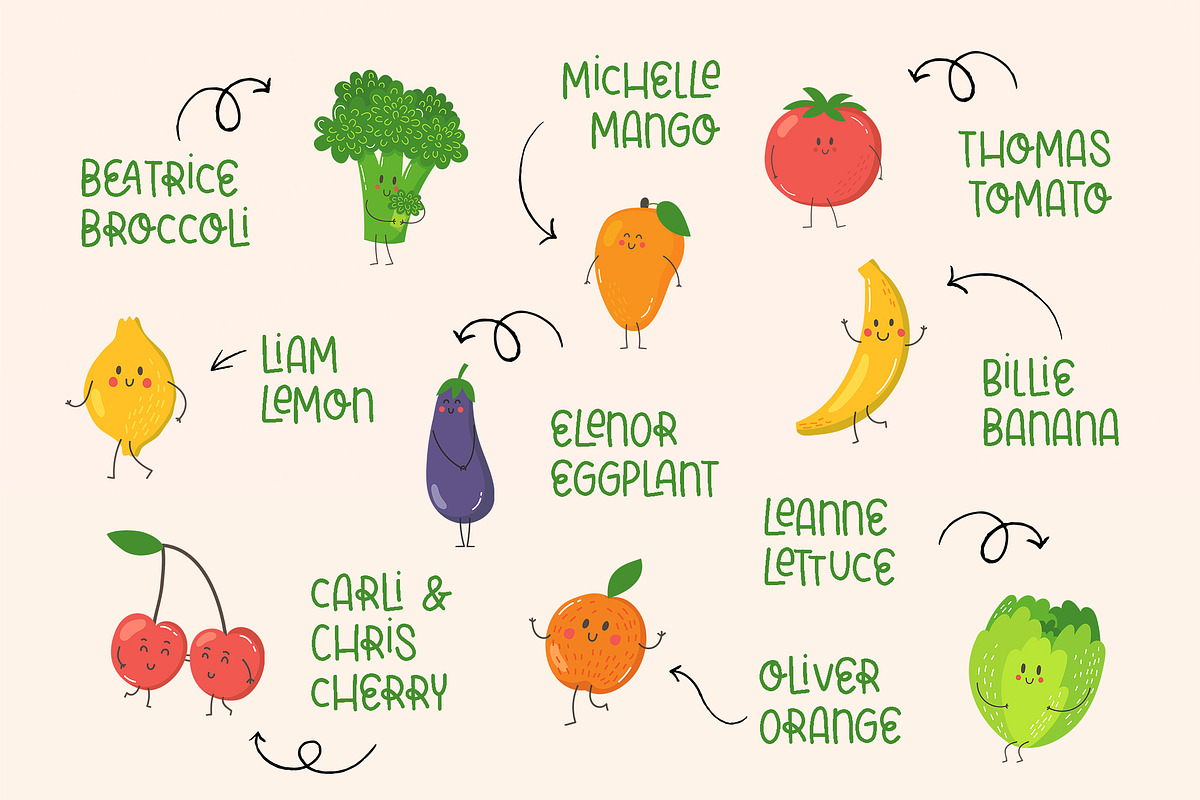 A Little Kale Font, a Font by Lollipop Hand Drawn (Photo 4 of 7)