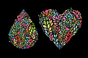 Watercolor Floral Prints&Patterns, a Decorative Illustration by Katerina Osa (Thumbnail 8 of 9)