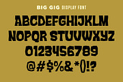 Big Gig Font, a Sans Serif Font by Price Foundry (Thumbnail 2 of 7)