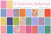 Mine Dopamine hand-drawn backgrounds, a Background Graphic by alenaganzhela (Thumbnail 6 of 8)