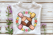 Boho Floral Mom Mother's Day Gift PN, an Illustration by CraftArtStudio (Thumbnail 3 of 4)