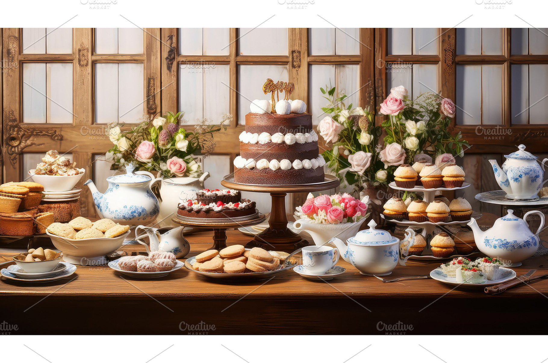 plate wooden dessert food ai, a Background Photo by pikepicture