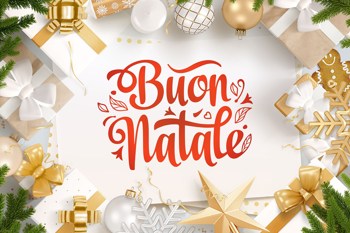 Buon Natale svg Italian Christmas, an Object Graphic by Zoya Miller (Photo 4 of 9)
