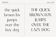 Asteria // A Modern Sans Serif Font, a Sans Serif Font by Megs Lang (Thumbnail 6 of 14)