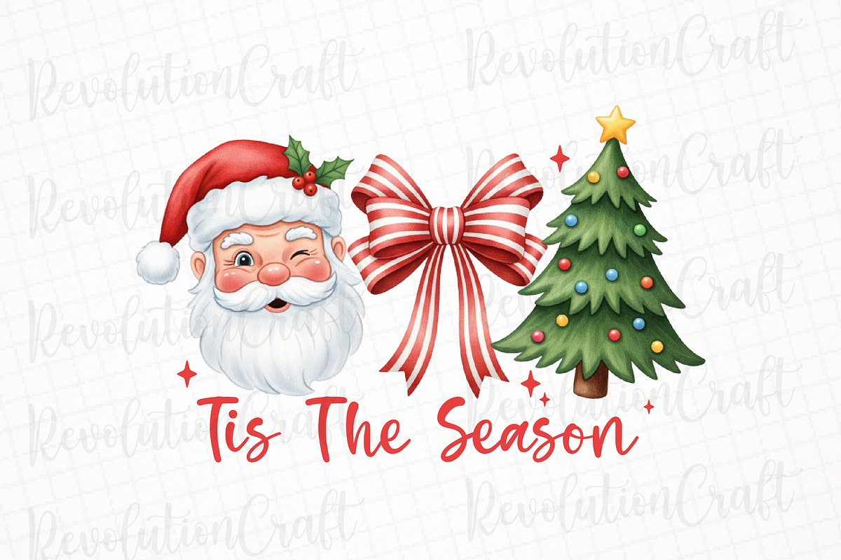 Tis The Season, Coquette Christmas, an Illustration by OK Design (Photo 1 of 4)
