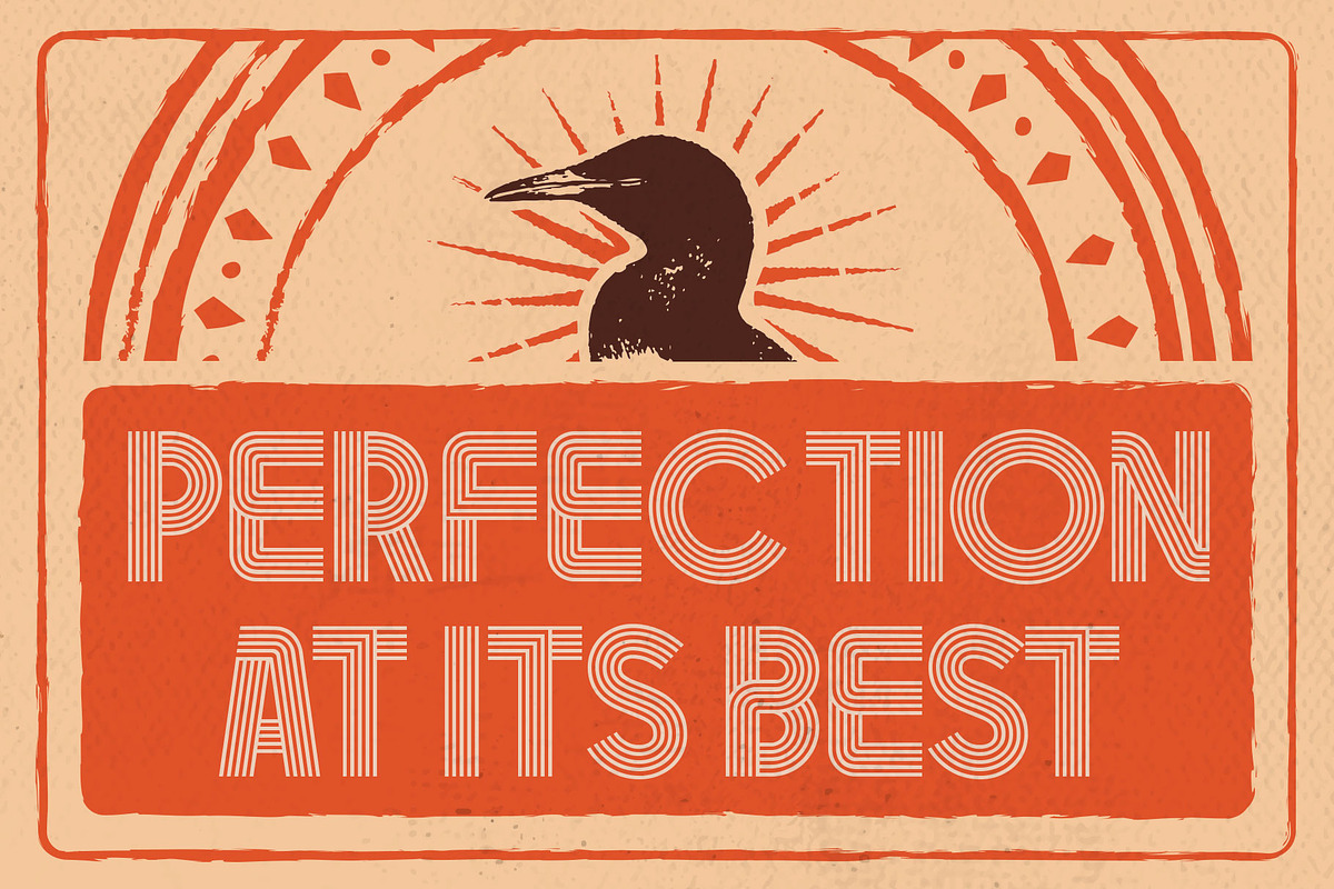 Rambors - Retro Font, a Font by Arterfak Project (Photo 6 of 12)