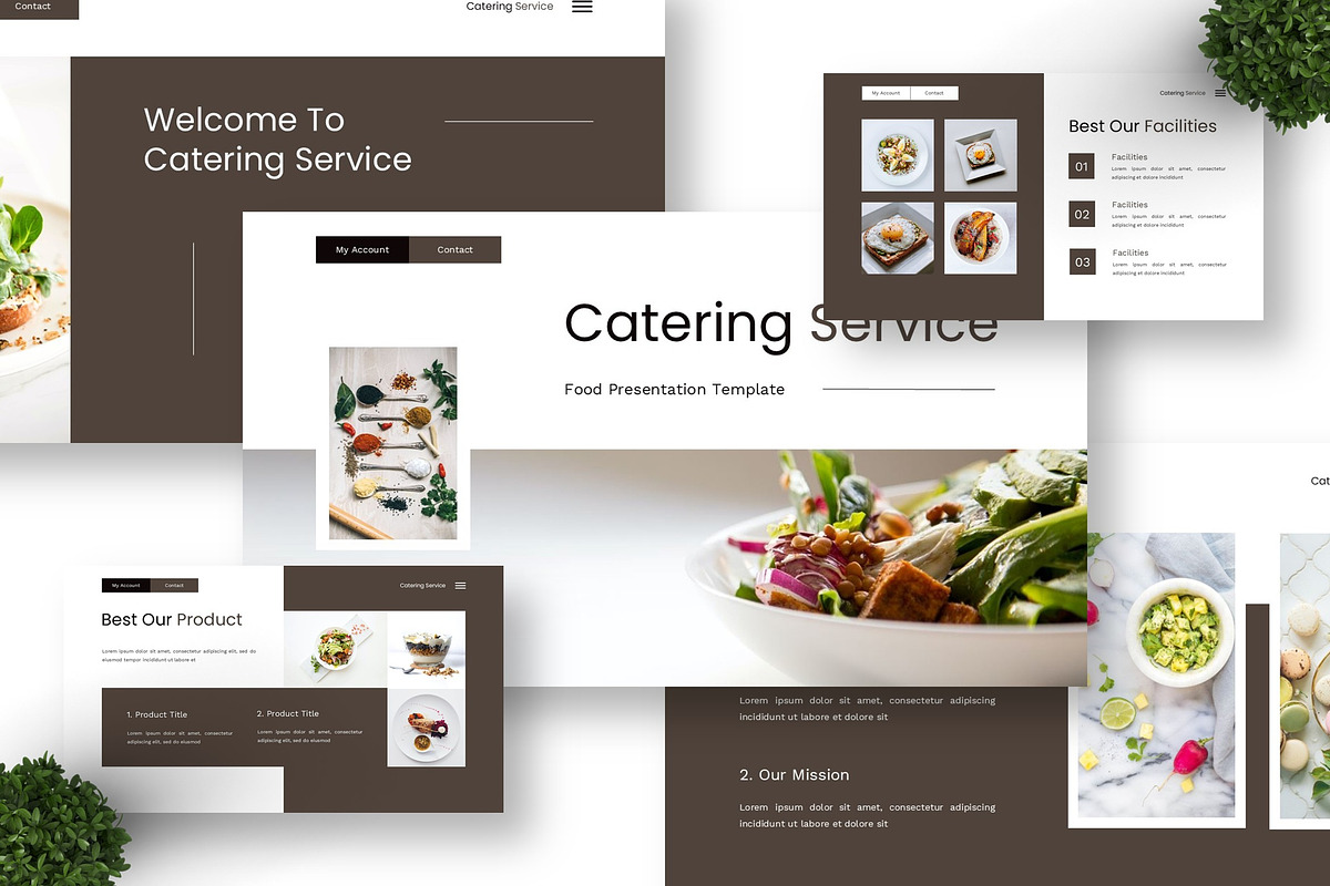 Catering Service - Food Google Slide, a Presentation Template by Deepslide Studio (Photo 6 of 6)