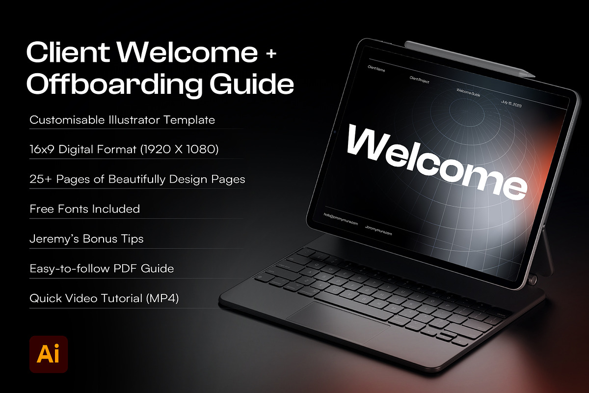 Client Welcome and Off-Board Guide, a Presentation Template by Jeremy Mura (Photo 1 of 4)