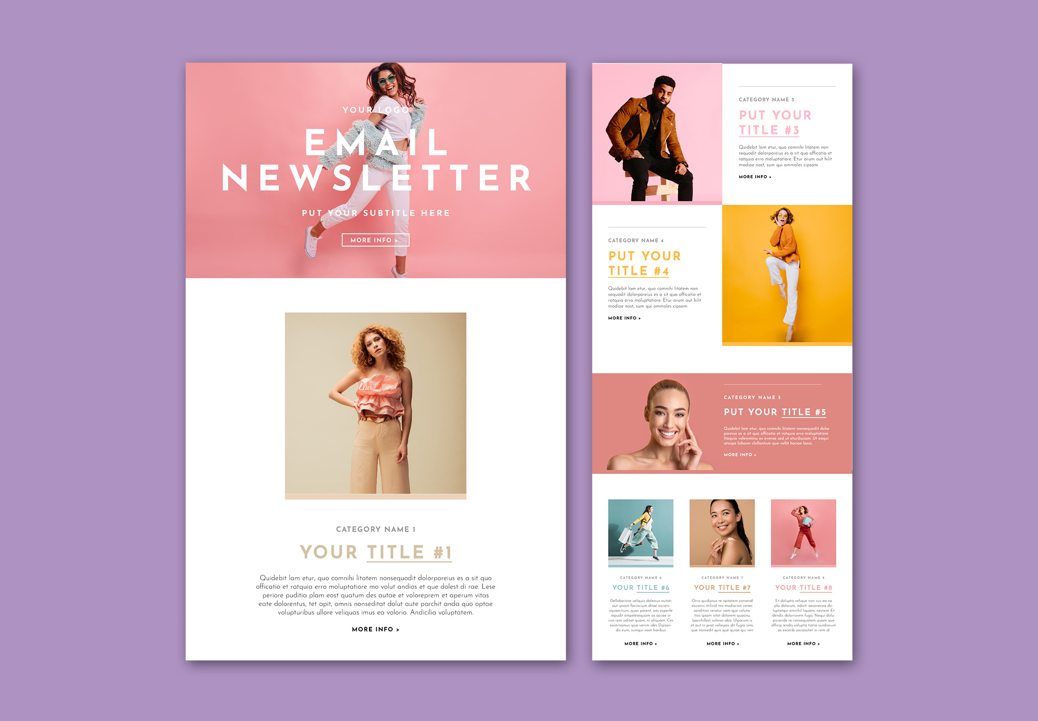 Digital Email Newsletter Layout, an Email Template by tomsarraipodesign
