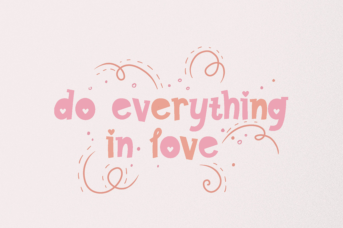 Little Peanut Handwritten Font, a Script Font by BarcelonaShop (Photo 8 of 10)